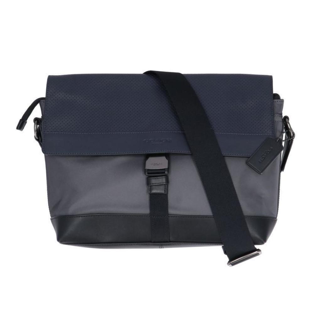 Coach Bike Bag Perforated Leather Shoulder Bag